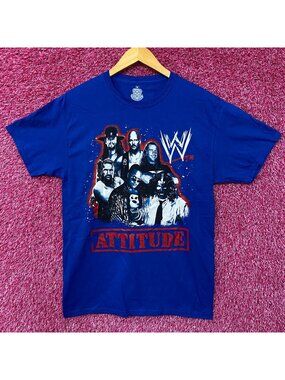 WWE Attitude Era Graphic Design T-shirt Medium